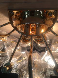  SimoEng A pair of 2 Murano Glass poliedri wall sconce with a gold - 3125376