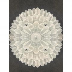  SimoEng Artistic Sanded Glass Flush Mount by Simoeng for Simoeng - 4685447
