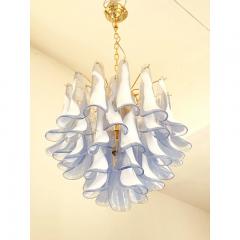  SimoEng Blue Selle Petali Murano Style Glass Sputnik Chandelier - 3965600