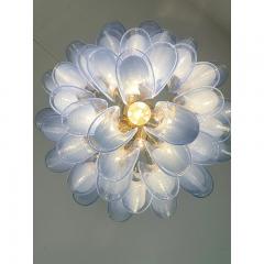  SimoEng Blue Selle Petali Murano Style Glass Sputnik Chandelier - 3965603