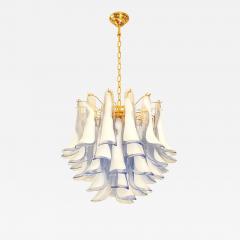  SimoEng Blue Selle Petali Murano Style Glass Sputnik Chandelier - 3968344