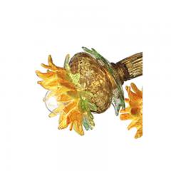  SimoEng Classical Venetian Sunflowers Murano Glass Chandelier - 3243306