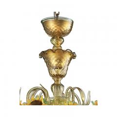  SimoEng Classical Venetian Sunflowers Murano Glass Chandelier - 3243311