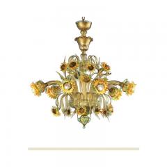  SimoEng Classical Venetian Sunflowers Murano Glass Chandelier - 3243321