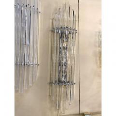  SimoEng Clear Bars Murano Glass Sconces in Dec Style - 3634502