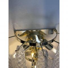  SimoEng Clear Conchiglie Murano Glass Gold Wall Sconce by Simoeng - 4735715