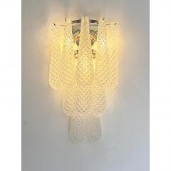  SimoEng Clear Conchiglie Murano Glass Gold Wall Sconce by Simoeng - 4735721