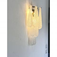  SimoEng Clear Conchiglie Murano Glass Gold Wall Sconce by Simoeng - 4735722