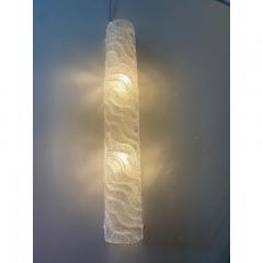  SimoEng Clear Graniglia Murano Glass Wall Sconce - 3520172
