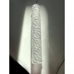 SimoEng Clear graniglia Murano Glass Wall Sconce - 3483350