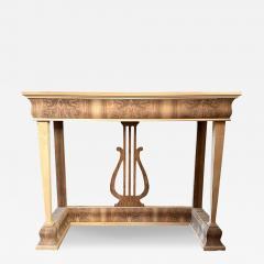  SimoEng Consolle in Walnut Feather Wood and Maple and Walnut Inlays With Harp - 4026859