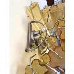  SimoEng Contemporary Blue Bicolor Tronchi Wall Sconce in Venini Style - 3483465