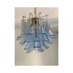  SimoEng Contemporary Blue Selle Murano Glass Chandelier - 3232814