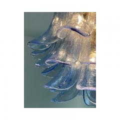  SimoEng Contemporary Blue Selle Murano Glass Chandelier - 3232817