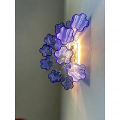 SimoEng Contemporary Blue Tronchi Wall Sconce in Venini Style - 3483432