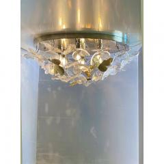  SimoEng Contemporary Brass and Murano Glass Butterfly Flush Mount by Simoeng - 3744439