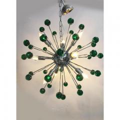  SimoEng Contemporary Chandelier Green Sputnik Murano Glass Chandelier - 3530494