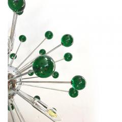  SimoEng Contemporary Chandelier Green Sputnik Murano Glass Chandelier - 3530496