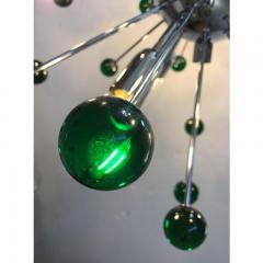  SimoEng Contemporary Chandelier Green Sputnik Murano Glass Chandelier - 3530497