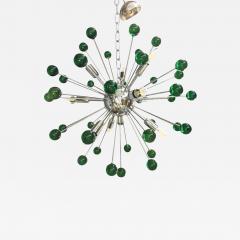  SimoEng Contemporary Chandelier Green Sputnik Murano Glass Chandelier - 3532319