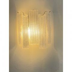  SimoEng Contemporary Diamond Strips Listelli Murano Glass Wall Sconce - 3623169