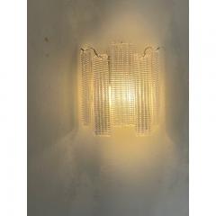  SimoEng Contemporary Diamond Strips Listelli Murano Glass Wall Sconce - 3623174
