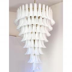  SimoEng Contemporary Frosted Selle Murano Glass Chandelier in Mazzega Style by Simoeng - 4754903