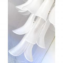  SimoEng Contemporary Frosted Selle Murano Glass Chandelier in Mazzega Style by Simoeng - 4754907