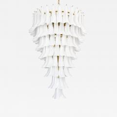  SimoEng Contemporary Frosted Selle Murano Glass Chandelier in Mazzega Style by Simoeng - 4759314