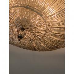  SimoEng Contemporary Fume Brindle Murano Glass Flush Mount in Venini Style - 3867701