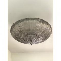  SimoEng Contemporary Fume Brindle Murano Glass Flush Mount in Venini Style - 3867703