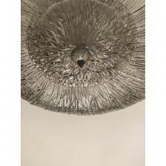  SimoEng Contemporary Fume Brindle Murano Glass Flush Mount in Venini Style - 3867706