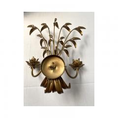  SimoEng Contemporary Gold Florentine Wrought Iron Ears Wall Lamp - 3233042