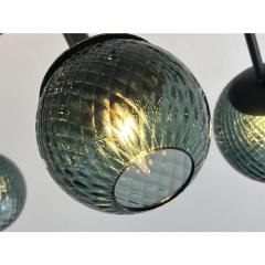 SimoEng Contemporary Green Spheres Murano Glass Sputnik Chandelier by Simoeng - 4349973