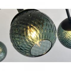  SimoEng Contemporary Green Spheres Murano Glass Sputnik Chandelier by Simoeng - 4602615