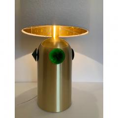  SimoEng Contemporary Green Studs Murano Glass Table Lamp - 3612372