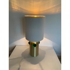  SimoEng Contemporary Green Studs Murano Glass Table Lamp - 3612378