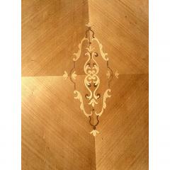  SimoEng Contemporary Italian Natural Walnut Sideboard With Cherry Inlays - 4025649