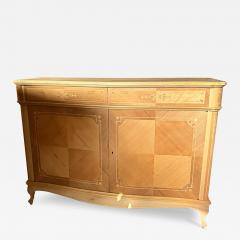  SimoEng Contemporary Italian Natural Walnut Sideboard With Cherry Inlays - 4029181