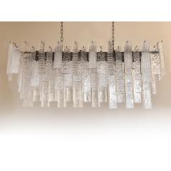  SimoEng Contemporary Italian Rectangular Strip Listelli Murano Chandelier by Simoeng - 4460547