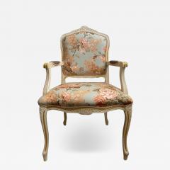  SimoEng Contemporary Ivory and Pink Floral Chair - 3521339