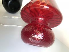 SimoEng Contemporary Lamp in Red Murano Glass Ballotton  - 2639231