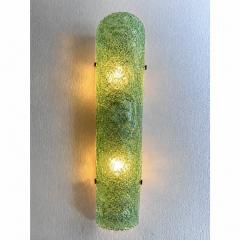  SimoEng Contemporary Light and Dark Green Poliedri Murano Glass Chandelier by SimoEng - 4718471