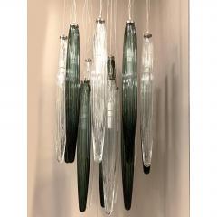  SimoEng Contemporary Luxury Italian Green Swords Murano Glass Cascade by Simoeng - 4718555