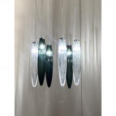  SimoEng Contemporary Luxury Italian Green Swords Murano Glass Little Cascade - 4718569