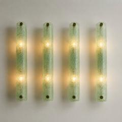  SimoEng Contemporary Modern Green Graniglia Canalina Murano Glass Wall Sconce Set of 4 - 4718446
