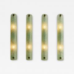  SimoEng Contemporary Modern Green Graniglia Canalina Murano Glass Wall Sconce Set of 4 - 4718766