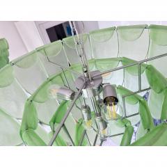  SimoEng Contemporary Modern Green Petals Murano Glass Chandelier by Simoeng - 4718637