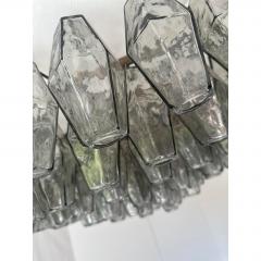  SimoEng Contemporary Modern Grey Poliedri Murano Glass Flush Mount by Simoeng - 4718570