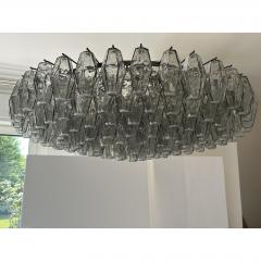  SimoEng Contemporary Modern Grey Poliedri Murano Glass Flush Mount by Simoeng - 4718572